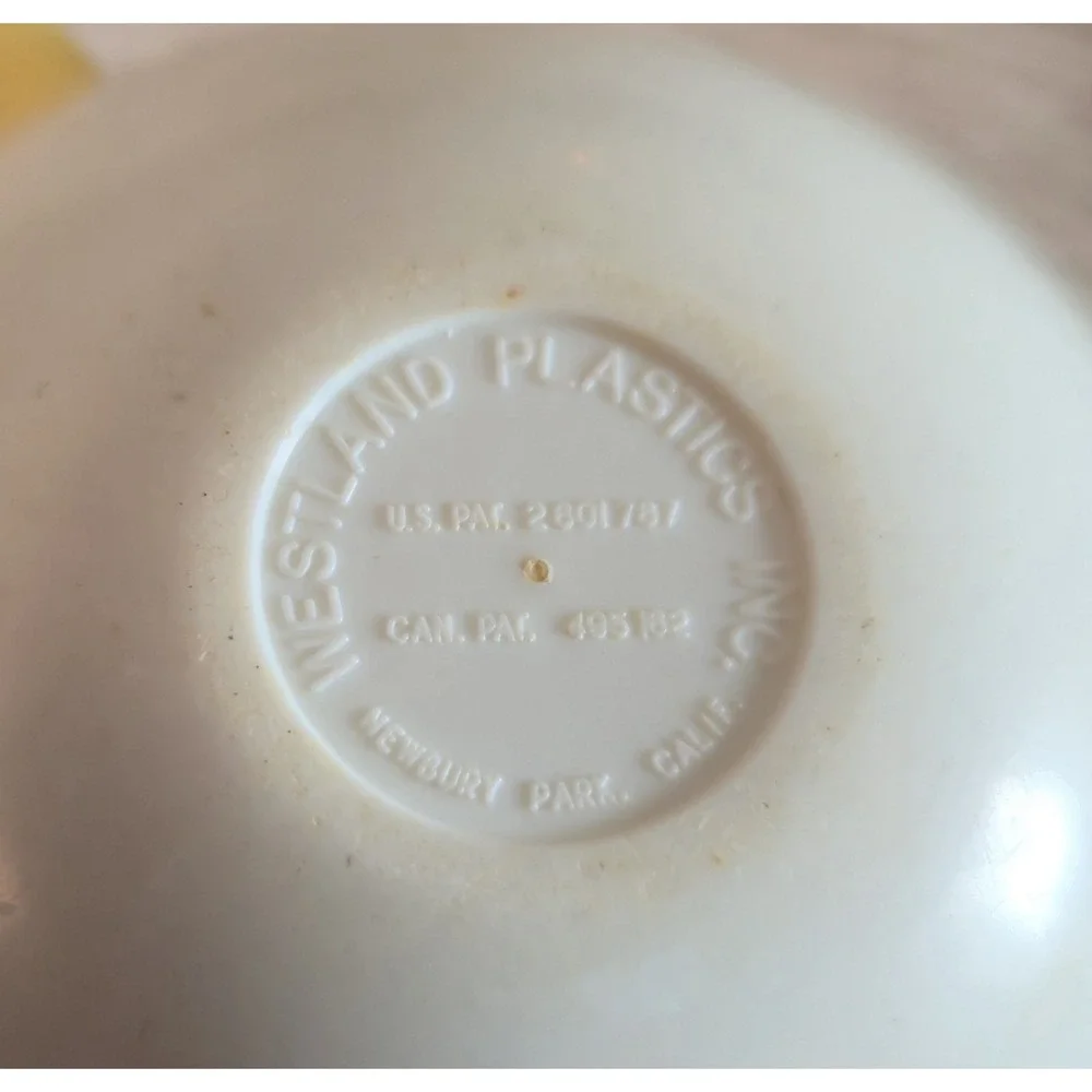 Vintage Tommee Tippee Yellow Double Handle Training Cup Westland Plastics Bear